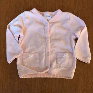 🍓3/$10 Carter's Light Pink Baby Sweater size 3m